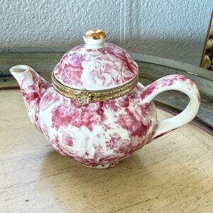 Vintage Tea Pot Trinket Box